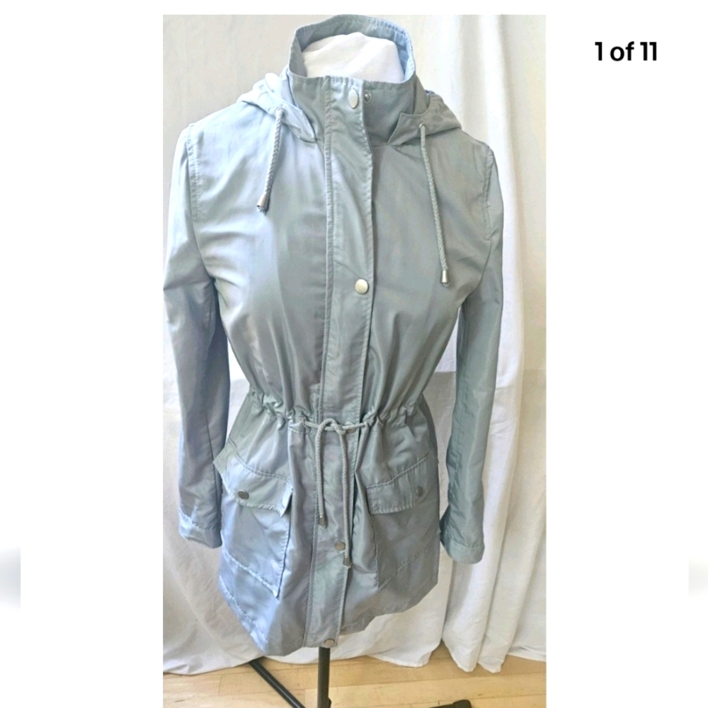 Forever 21 Button Front Drawstring Waist Jacket B… - image 1